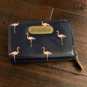Brakeburn Flamingo Print Wallet from Poole, England 🏴󠁧󠁢󠁥󠁮󠁧󠁿